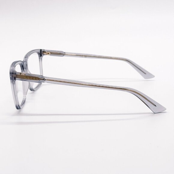 NEW GUCCI GG1120O 005 MEN TRANSPARENT LIGHT BLUE EYEGLASSES GUCCI - Picture 7 of 11